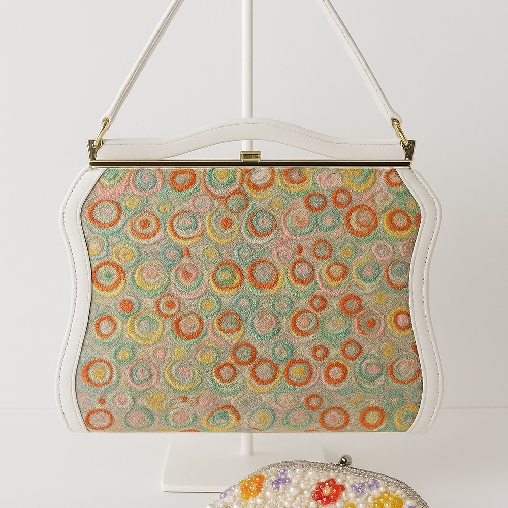 Colorful Circle Pattern Women's Bag